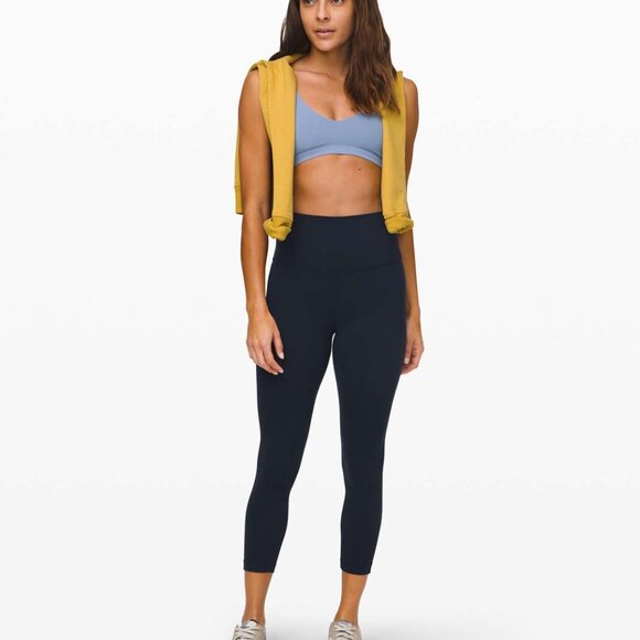 Lululemon Align Crop 23" True Navy Size 12 - Picture 1 of 8